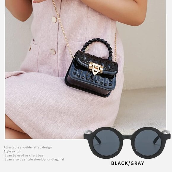 Charming Mini Jelly Wallet with Sunglasses - Perfect Gift for Girls - Picture 2 of 7